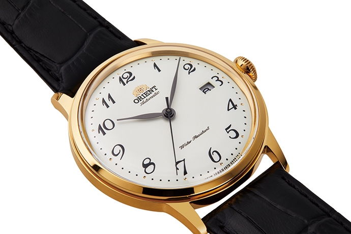 Đồng hồ Orient Bambino Gen V RA-AC0002S10B vàng đồng sang trọng 0